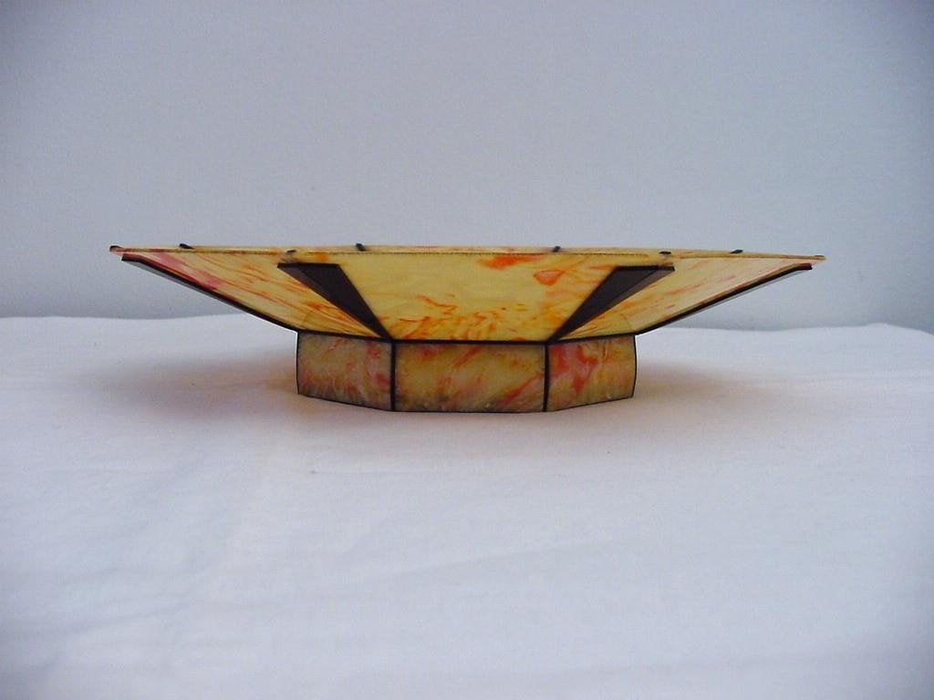 art deco celluloid schaal, Ophalen of Verzenden