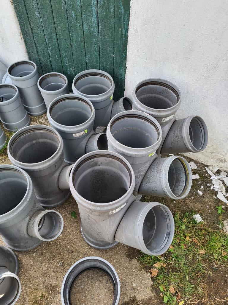Pvc, manchet, knie, t-stuk, 125mm, 160mm, 200mm, 250mm, Doe-het-zelf en Verbouw, Buizen en Afvoer, Bochten, Pvc, Ophalen of Verzenden