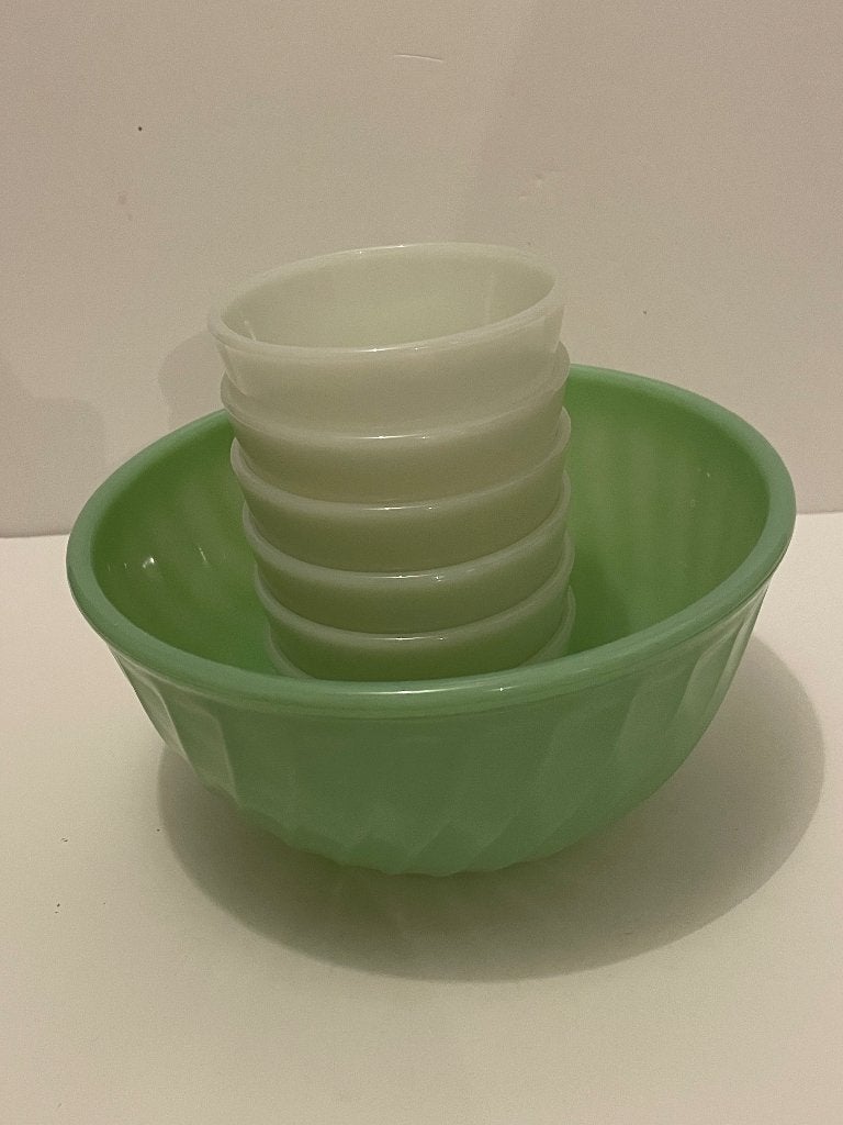 Ovenschalen Fire King/USA en Schott Mainz/Jena Glas. Gratis?, Ophalen, Zo goed als nieuw, Meerkleurig, Overige merken