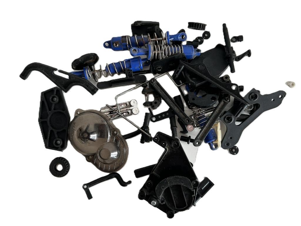 Lotje onderdelen o.a. Tamiya 1/10 rc auto, Ophalen of Verzenden, Gebruikt, Onderdeel