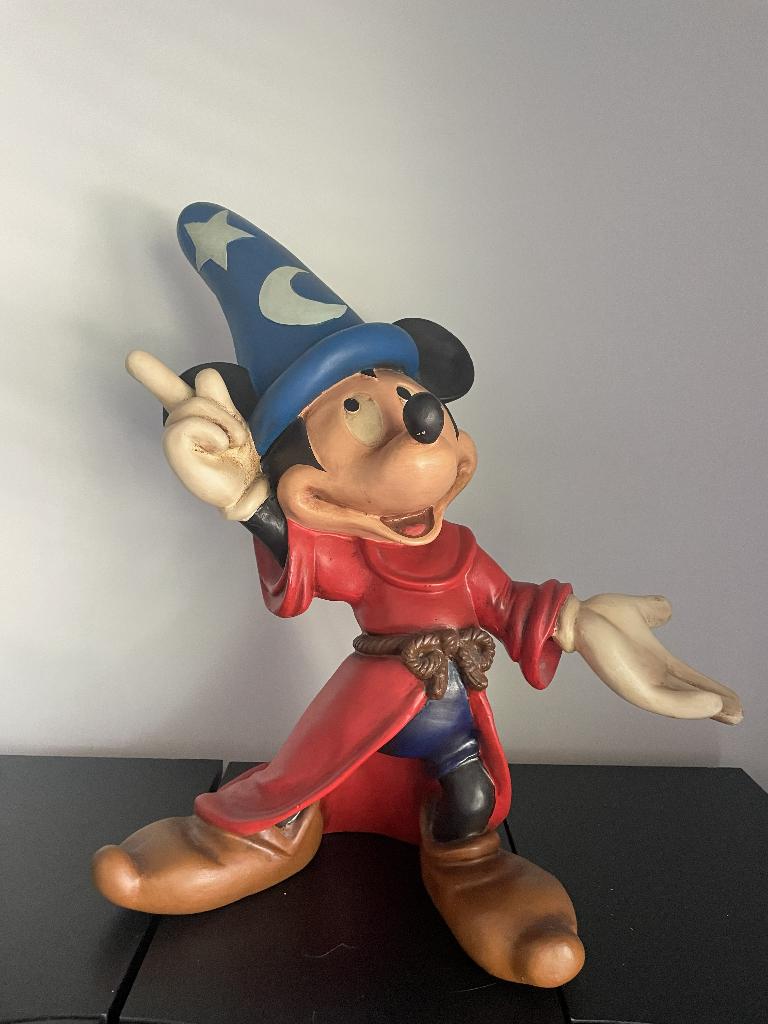 Mickey Mouse de tovenaar, Ophalen of Verzenden, Mickey Mouse, Zo goed als nieuw, Beeldje of Figuurtje