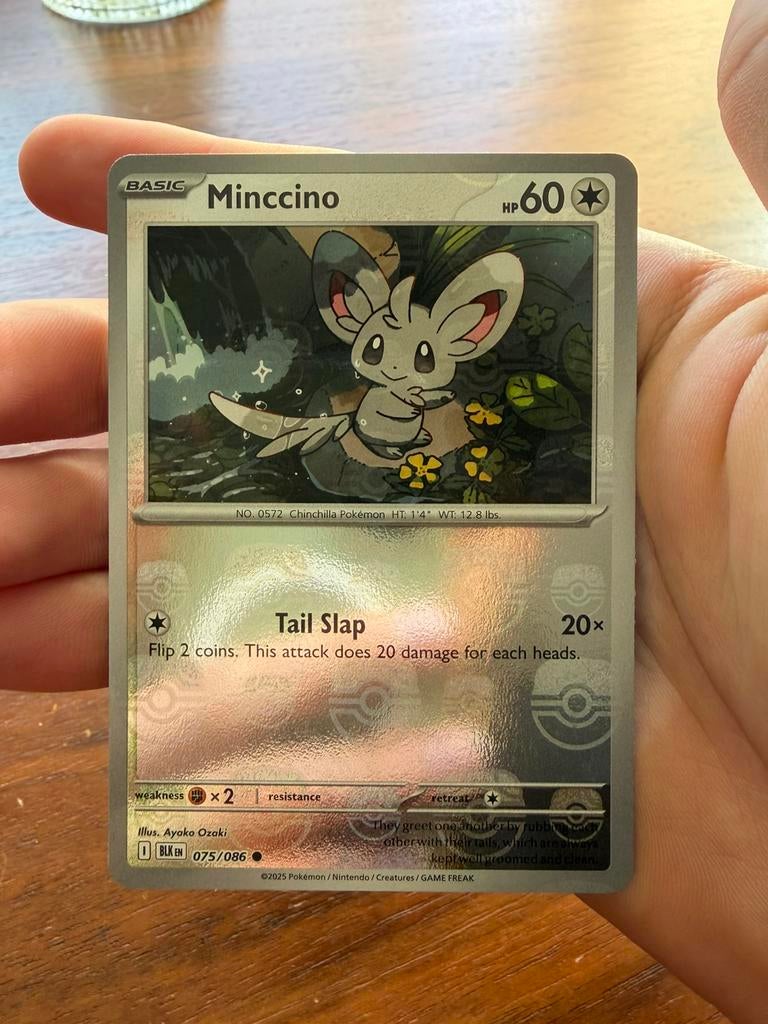 minccino 075/086 masterball, Ophalen of Verzenden, Zo goed als nieuw