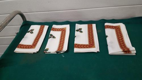 zakdoeken kerst 4 stuks, Ophalen of Verzenden, 'T Olde Gre-j, Info@toldegrej.nl, Endepoelstraat 20f Didam