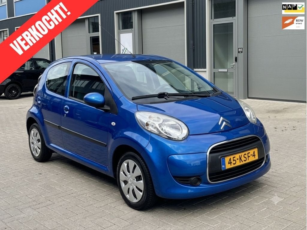 Citroën C1 | Automaat | 56DKM NAP | Airco | 5DR | Nwe APK!, C1, 68 pk, Origineel Nederlands, Bedrijf