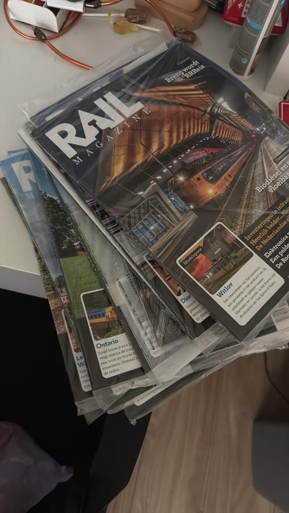 11 Rail Magazine edities - nog in plastic, Ophalen of Verzenden, Nieuw, Overige typen