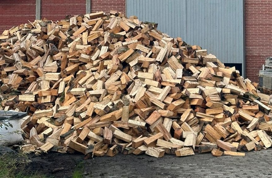 Droog!! Hardhout mix. Eik, es en beuk, 6 m³ of meer, Ophalen of Verzenden