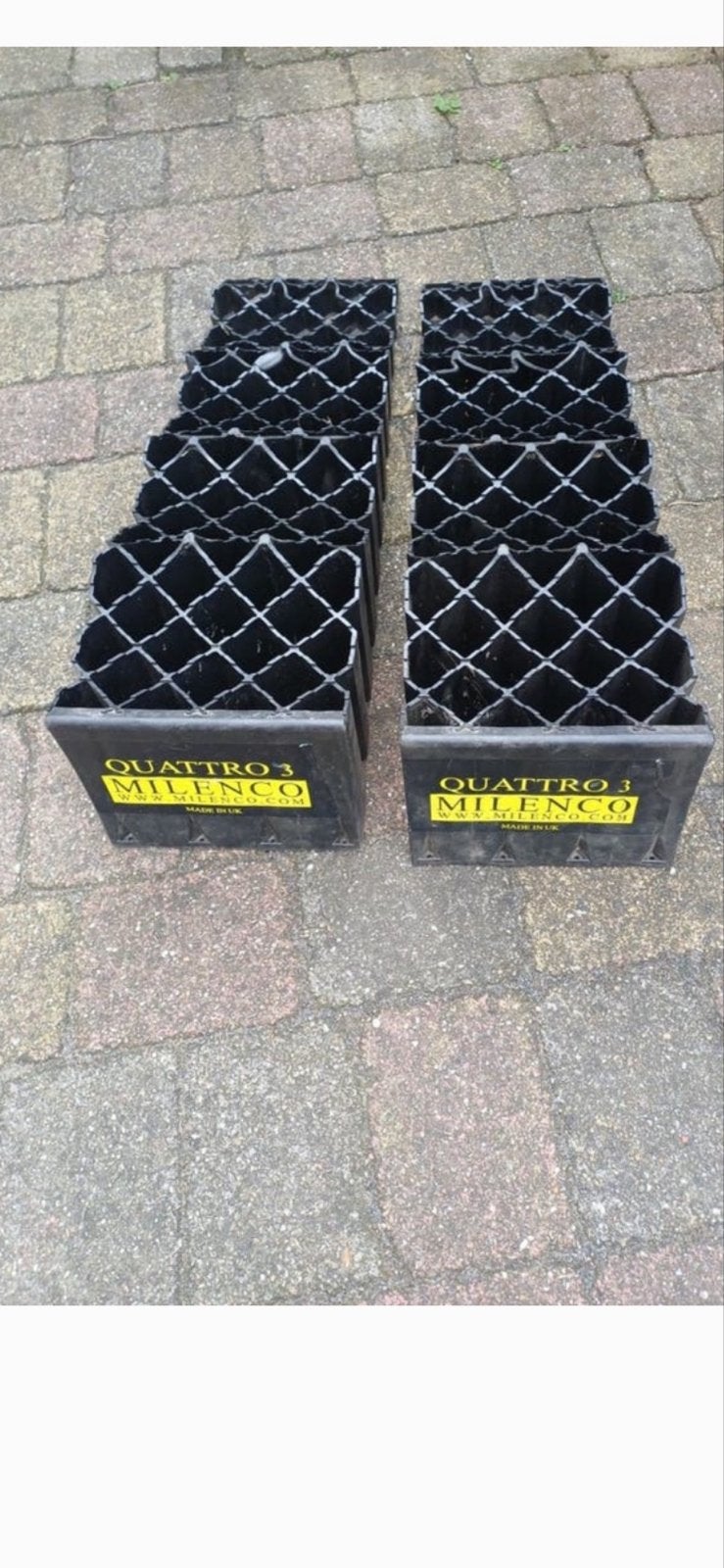 Milenco Quattro 3 oprijblokken met draagtas, Ophalen, Gebruikt