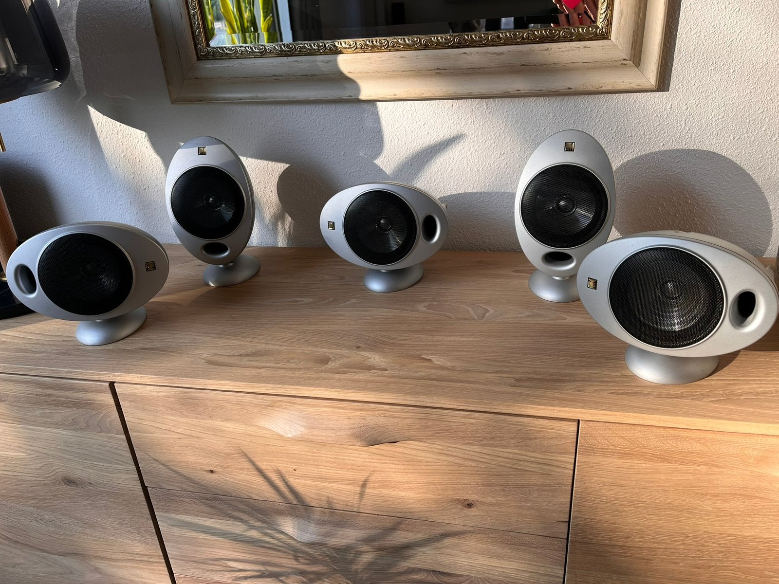 KEF KHT2005.2 surround set, 70 watt of meer, Zo goed als nieuw, 5.1-systeem, Overige spelers
