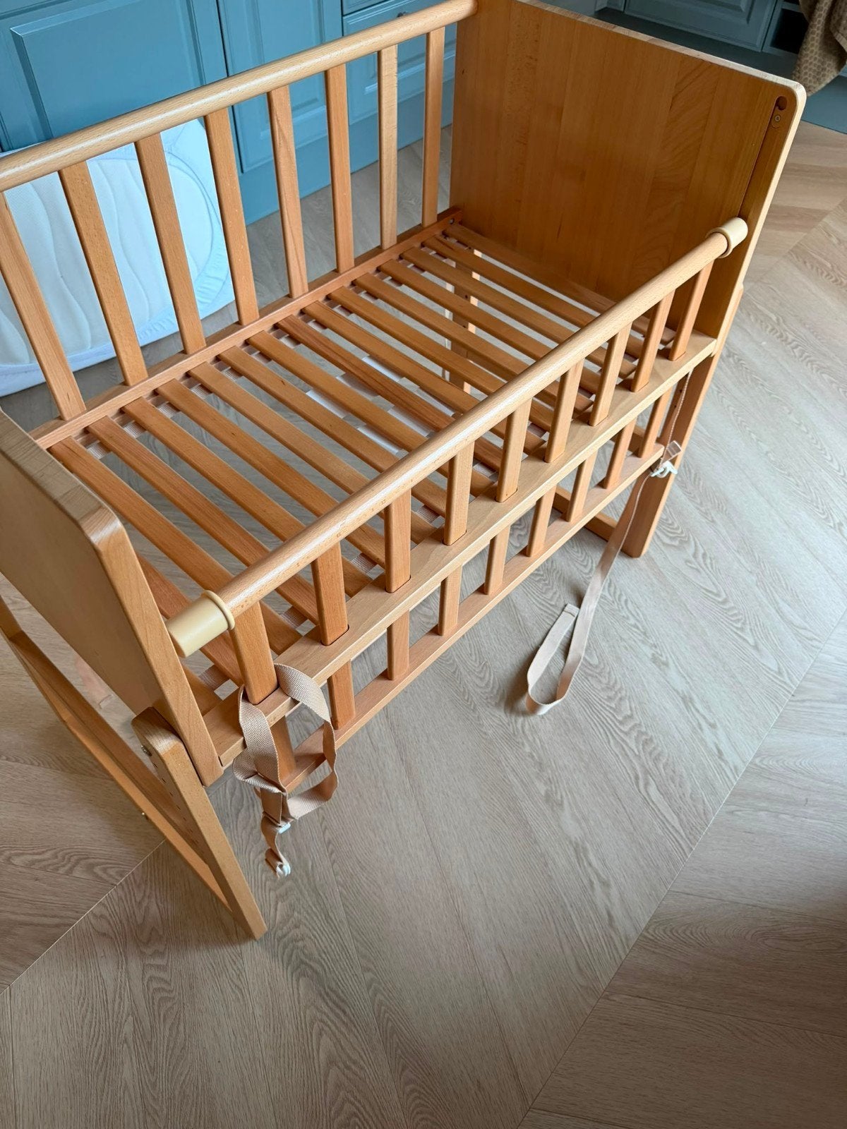 Co-sleeper ledikant, verstelbaar, Kinderen en Baby's, Babywiegjes en Ledikanten, Ophalen, Gebruikt, Ledikant