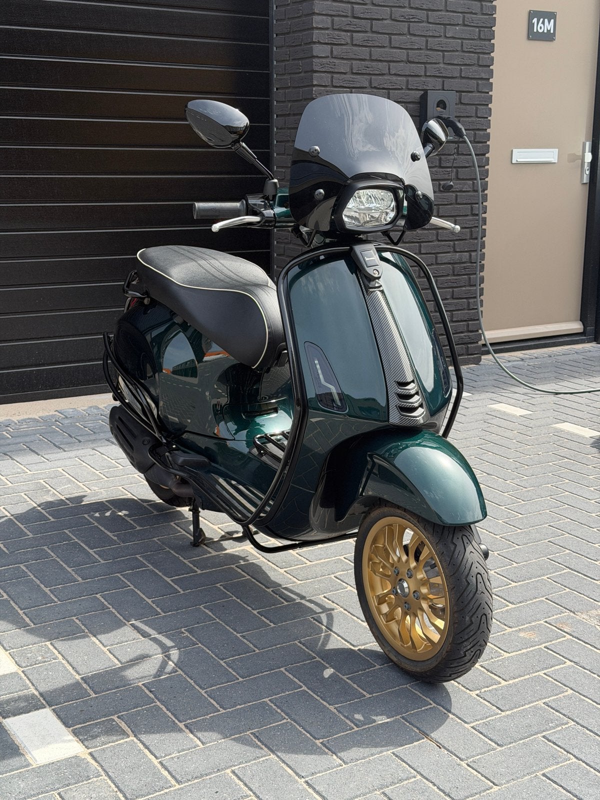 Vespa sprint 2022! SNOR ! 2207KM! Custom Green! BTW, Overige modellen, Elektrisch, Ophalen of Verzenden, Zo goed als nieuw
