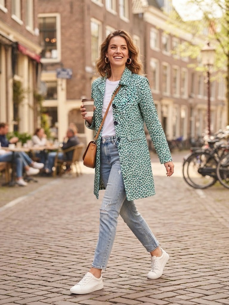 zomer jas King Louie, Kleding | Dames, Jassen | Zomer, Verzenden, Maat 42/44 (L), Zo goed als nieuw, King Louie