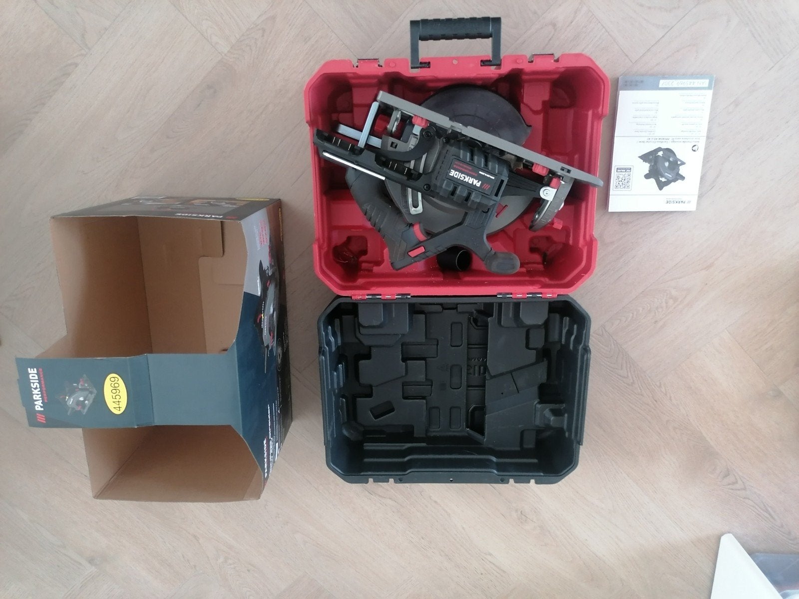 Parkside Accu-cirkelzaag 40V 190mm (excl. accu/lader), Cirkelzaag, Parkside Performance, Ophalen of Verzenden, 30 tot 70 mm