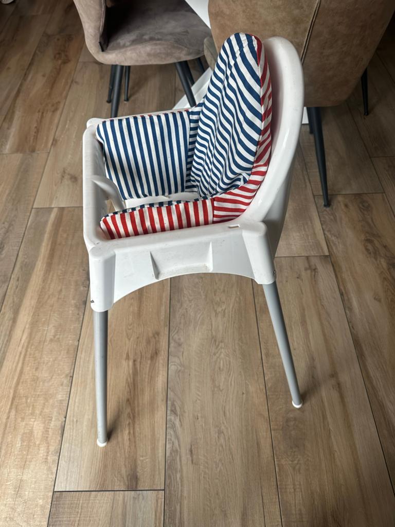 IKEA ANTILOP hoge kinderstoel met kussen, Ophalen, Gebruikt, Overige typen, Stoelverkleiner
