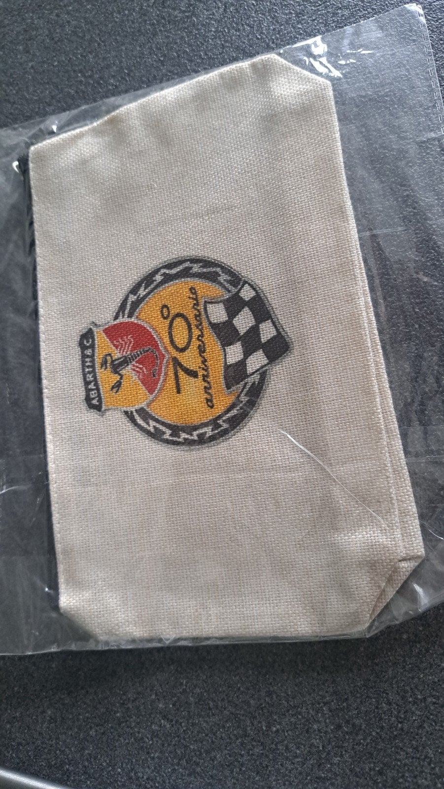 Abarth tasje voor autopapieren. 22x14cm., Ophalen of Verzenden