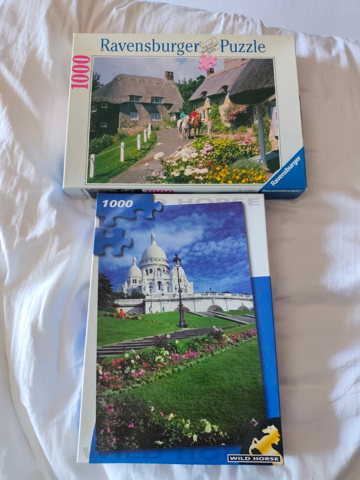 2x Ravensburger & Wild Horse Puzzels 1000 Stukjes, Ophalen, 500 t/m 1500 stukjes, Gebruikt, Legpuzzel