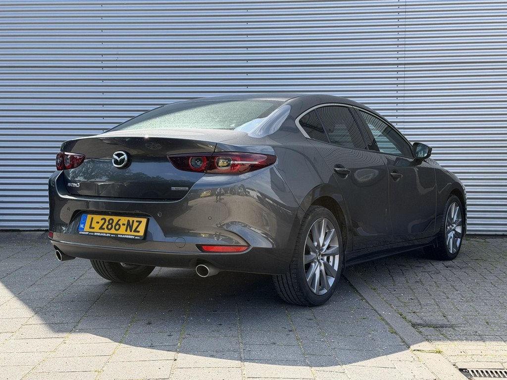 Mazda 3 2.0 e-SkyActiv-G M Hybrid 150 Sportive | Dealeronder, Auto's, Mazda, 1998 cc, Stof, Gebruikt, 4 cilinders