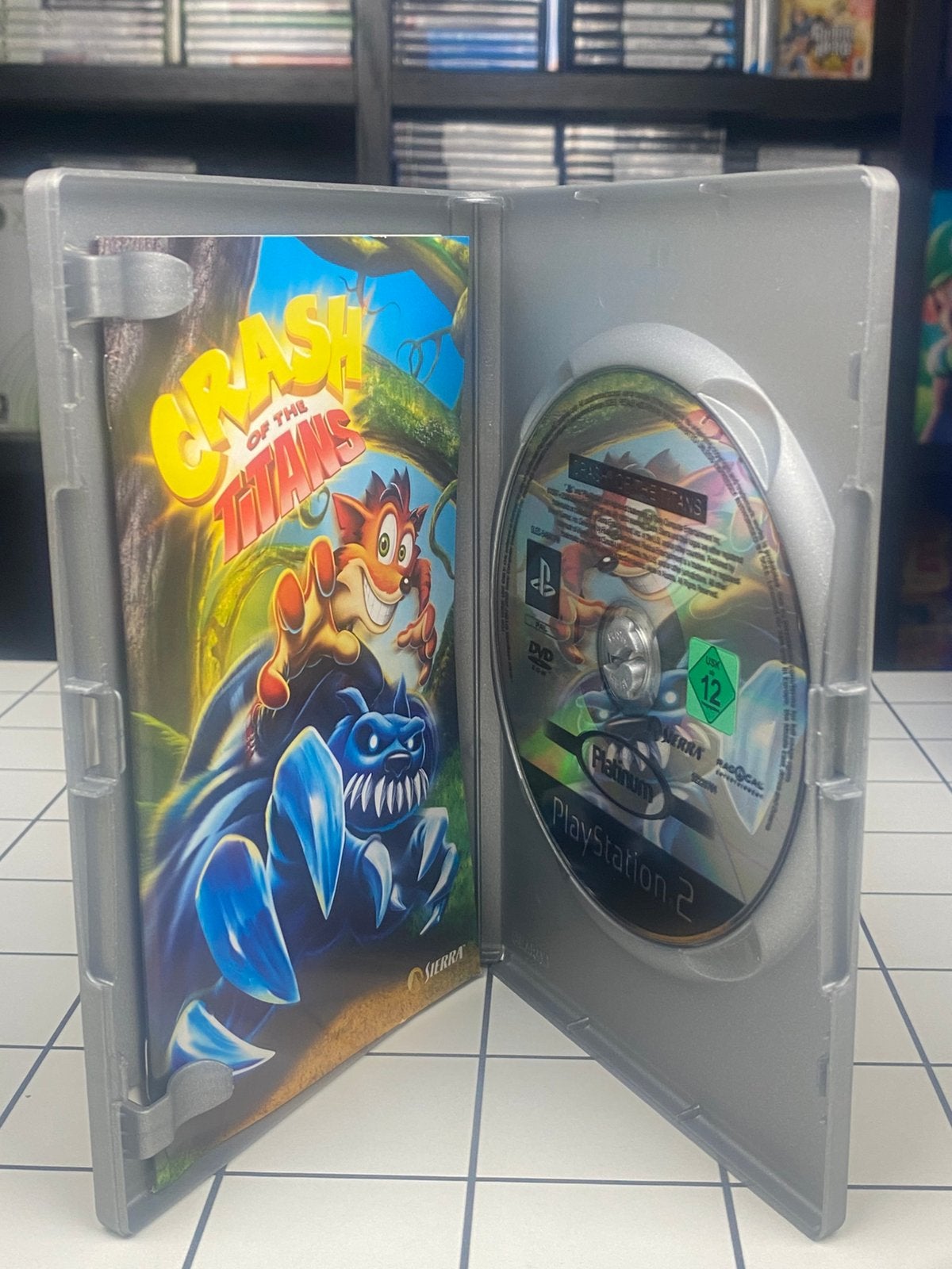 Crash of the Titans - PS2 PlayStation 2 Game - Compleet, Avontuur en Actie, Sierra, Ophalen of Verzenden, Zo goed als nieuw