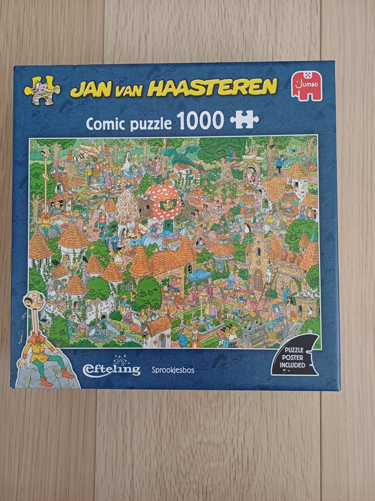 Jan van Haasteren Sprookjestuin De Efteling 1000 stukj, Ophalen of Verzenden, Zo goed als nieuw, Jumbo