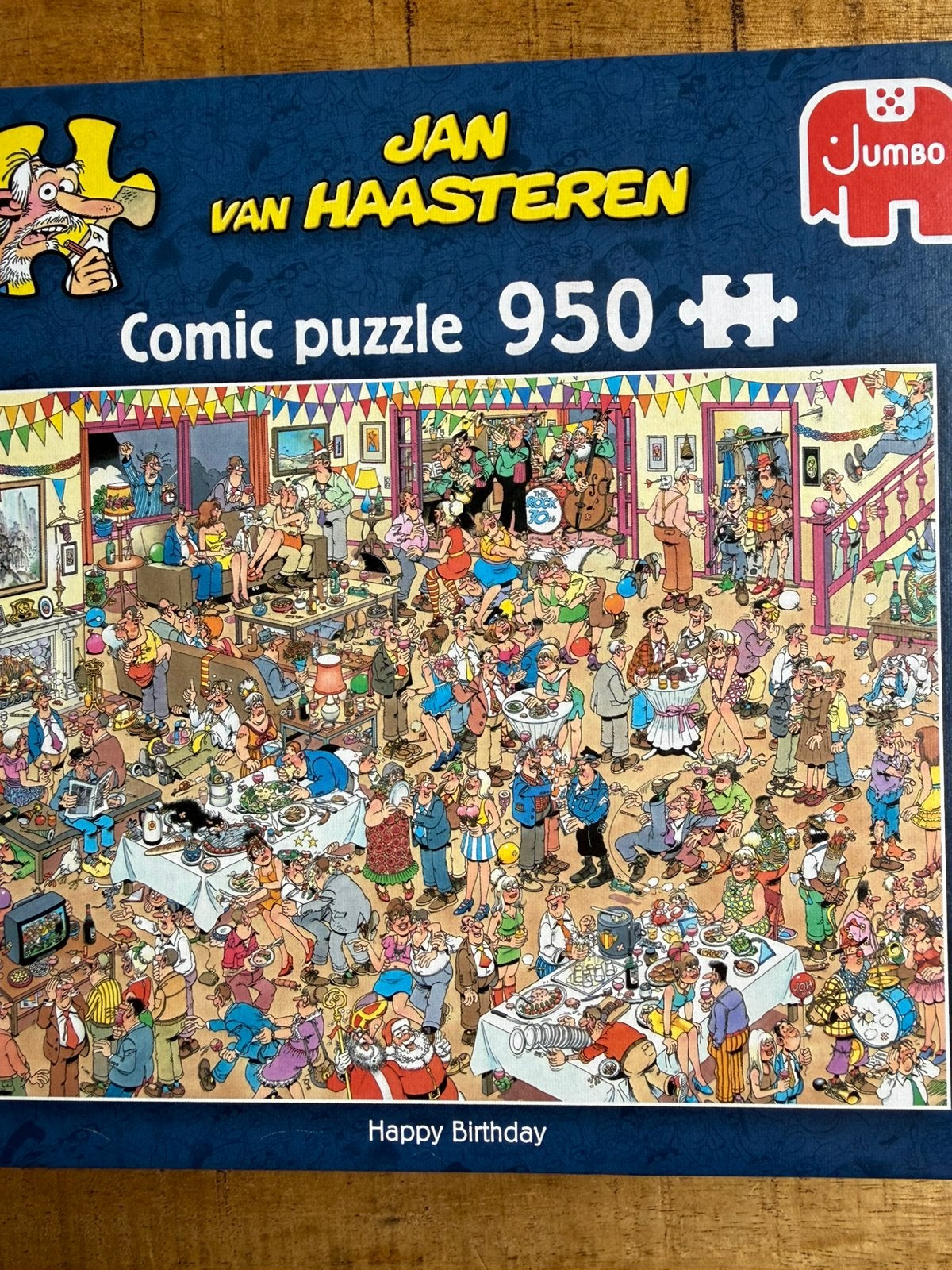 JVH 950 stukjes Happy birthday, Ophalen of Verzenden, 500 t/m 1500 stukjes, Zo goed als nieuw