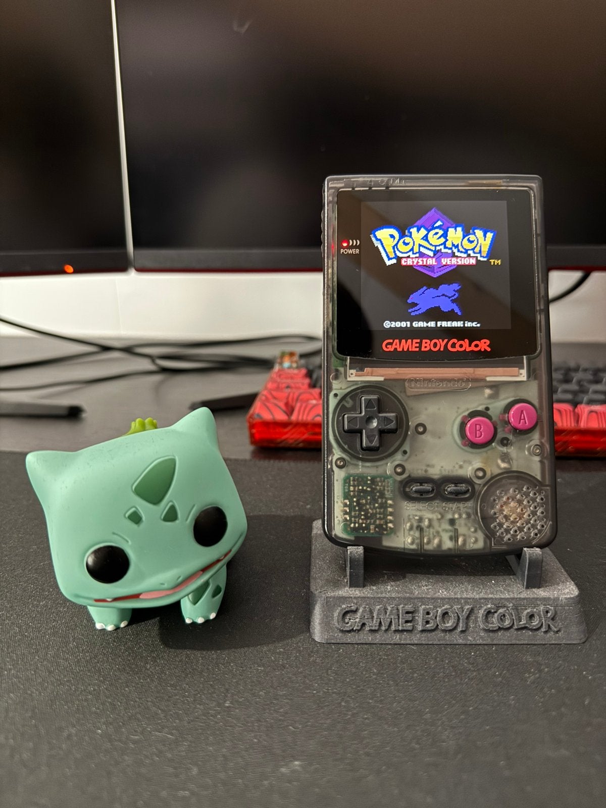 Custom Gameboy Color, Spelcomputers en Games, Spelcomputers | Nintendo Game Boy, Ophalen of Verzenden, Zo goed als nieuw, Game Boy Color