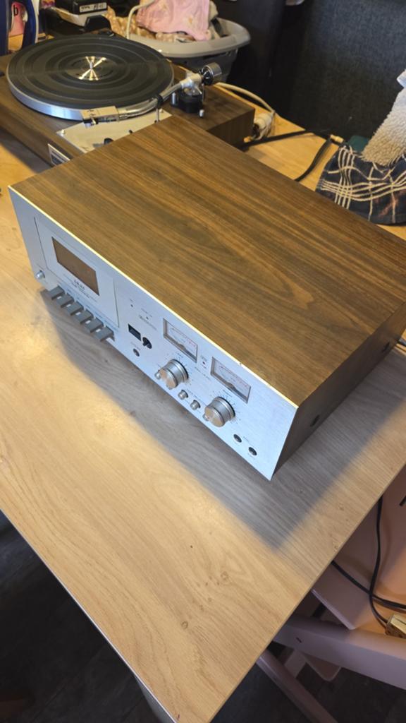Akai CS-705D Vintage Cassettedeck - Perfecte Staat, Audio, Tv en Foto, Cassettedecks, Ophalen, Enkel, Akai, Tiptoetsen