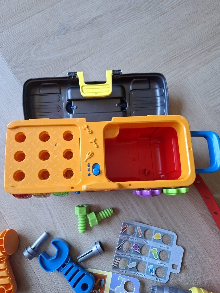 Vtech gereedschapsset, Ophalen, Gebruikt, Ontdekken, Met licht