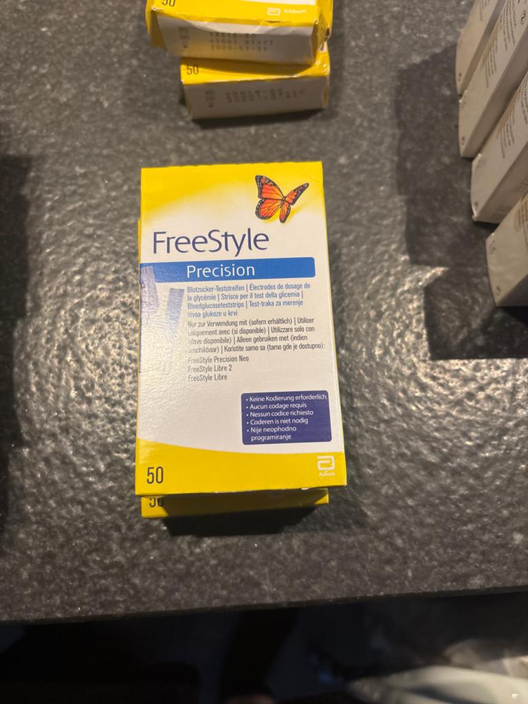 FreeStyle Precision Bloedglucoseteststrips (50 stuks), Ophalen of Verzenden, Nieuw, Overige typen