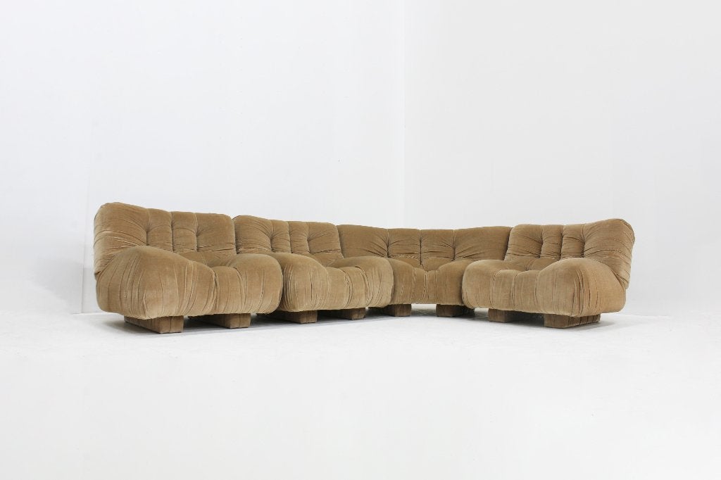 Vintage Italiaanse  modulaire bank Rossi di Albizzate
