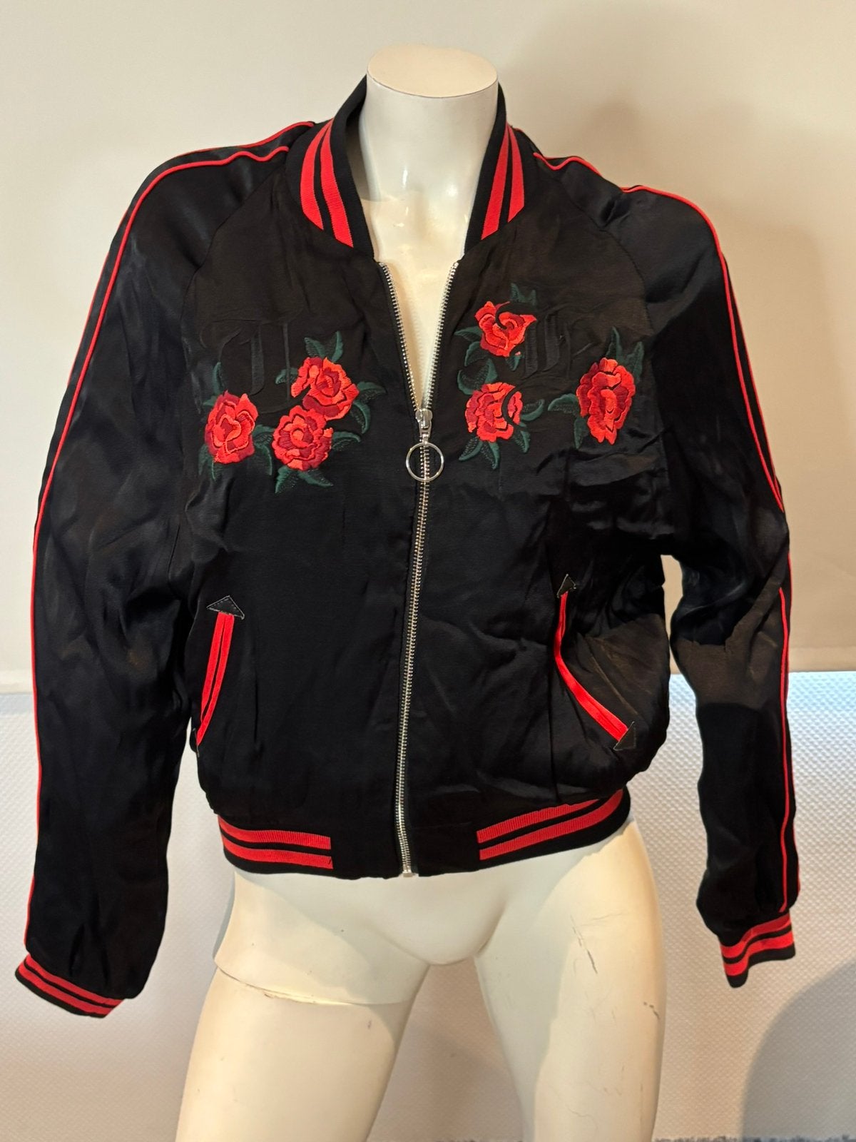 The kooples jasje met aparte achterkant. S, Maat 38/40 (M), ., Zwart, Ophalen of Verzenden