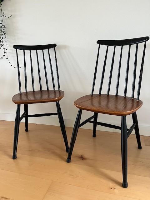 Twee vintage spijl-stoelen van Pastoe, Ophalen, Twee, Overige kleuren, Hout