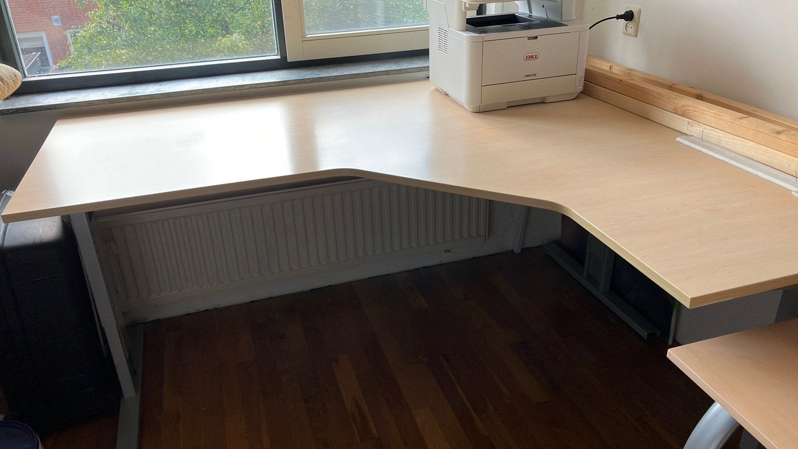 Hoekbureau, verstelbare hoogte, Huis en Inrichting, Bureaus, Ophalen, Zo goed als nieuw