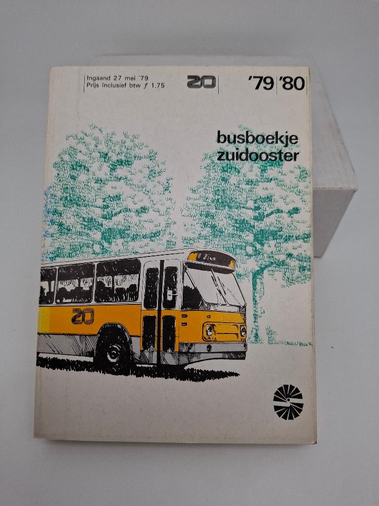busboekje Zuidooster 1979/1980, Verzenden, Gebruikt, Bus of Metro, Boek of Tijdschrift