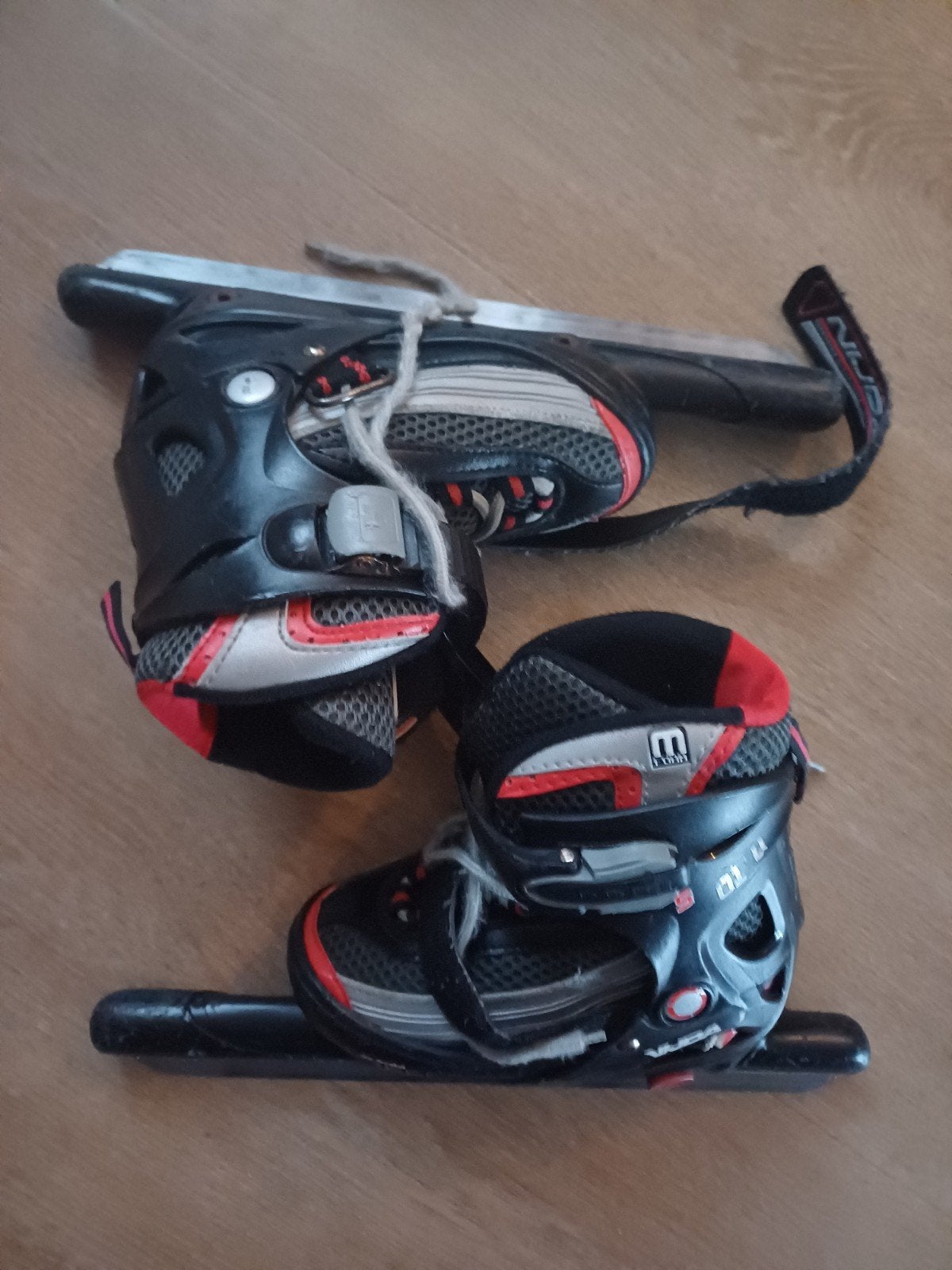 Nijdam verstelbare schaatsen/skeelers maat 30-33, Ophalen, Gebruikt