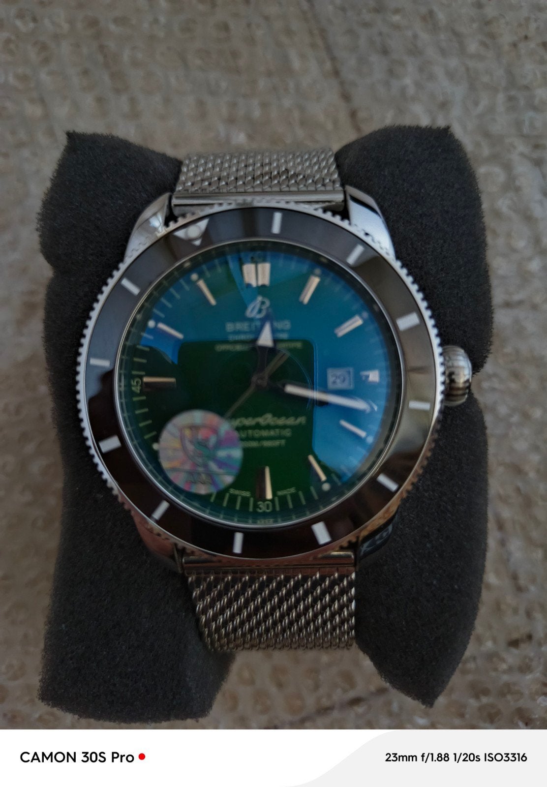 TE KOOP NİEUV HORLOGE BREITLING GROEN, Staal, Staal, Breitling, Polshorloge