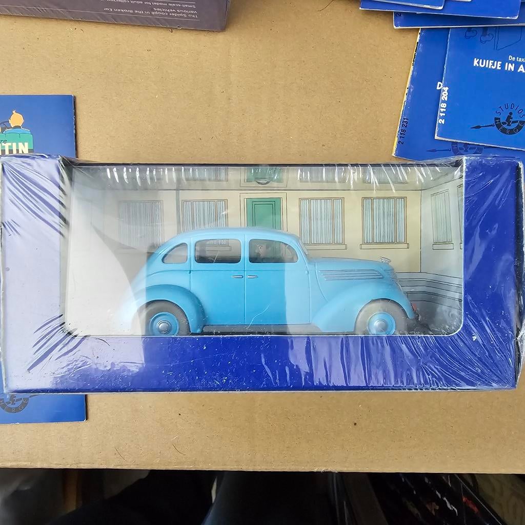 Kuifje Ford V8 Taxi, Verzamelen, Nieuw, Ophalen of Verzenden, Niet gespecificeerd, Niet gespecificeerd, geproduceerd in China voor Editions Atlas