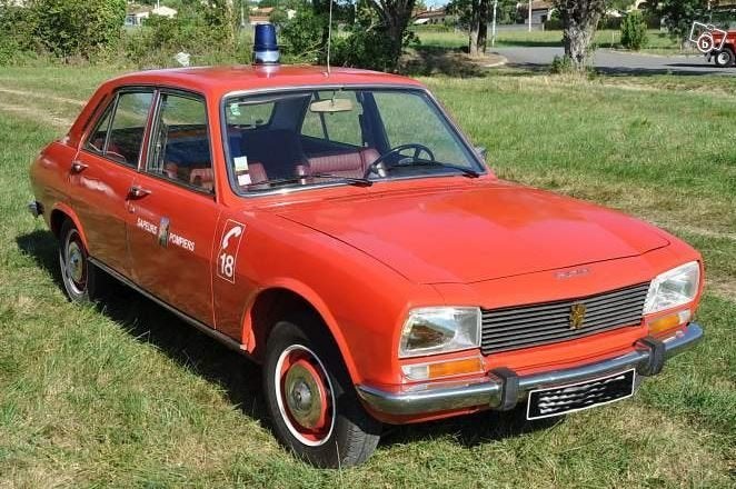 Peugeot 504 GL 1975 Brandweer Pompiers Welly, Ophalen of Verzenden, Nieuw, Auto, Welly