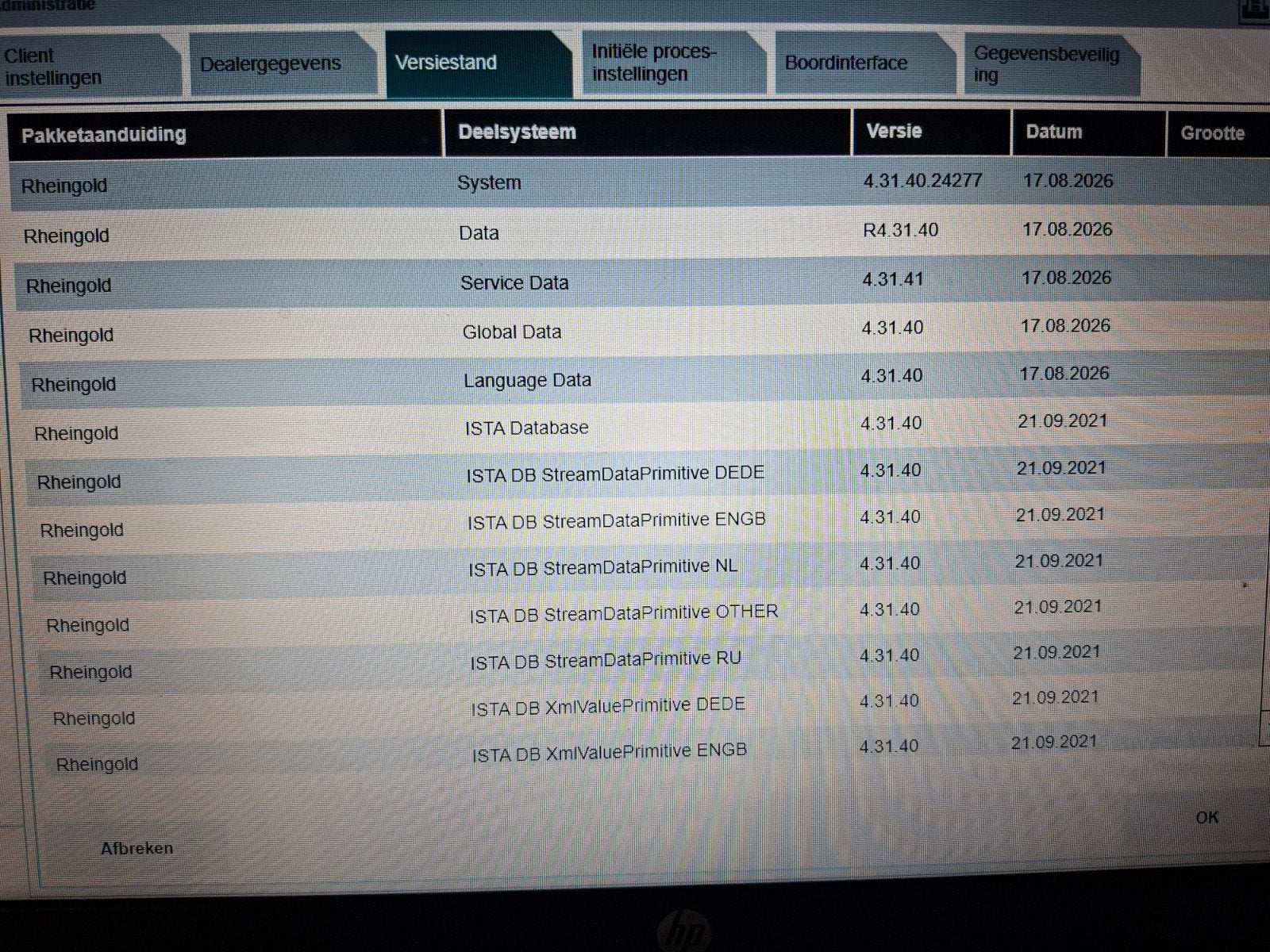 BMW ISTA+ 4.31.40 diagnose software, Gebruikt, 2 tot 3 Ghz, 8 GB, Ophalen of Verzenden