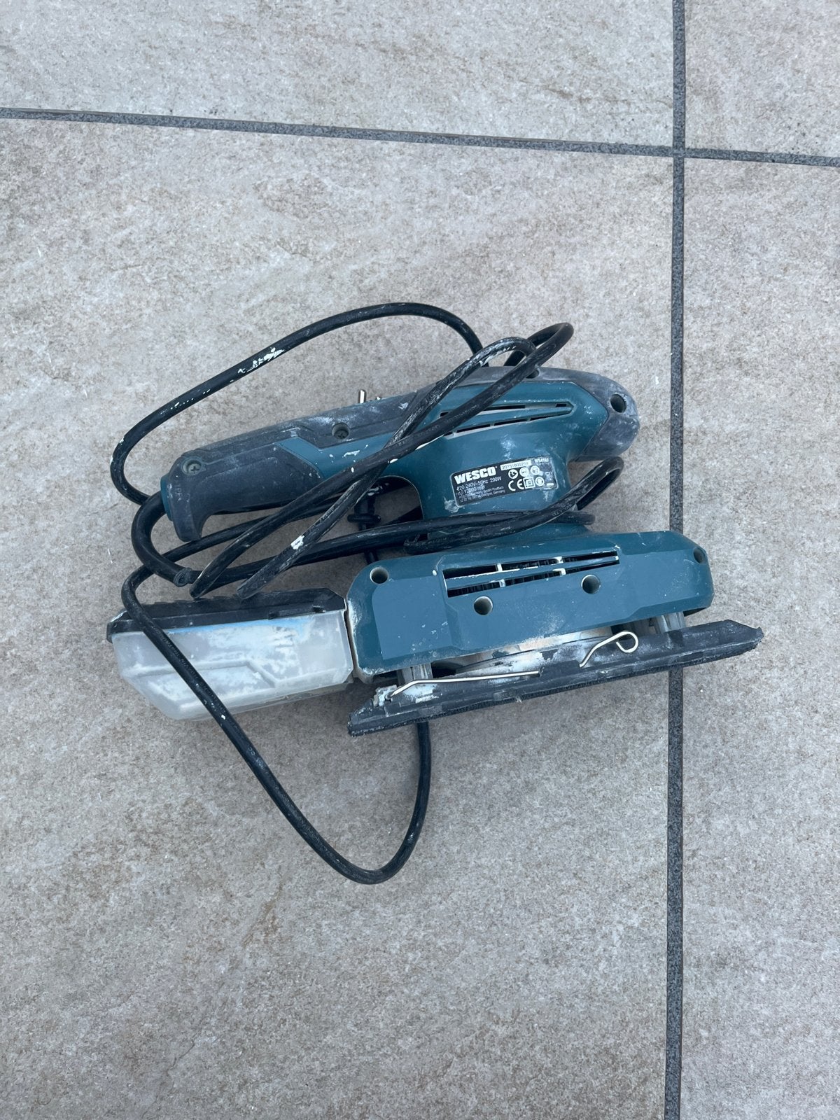 Wesco vlakschuurmachine - Gebruikt, Ophalen of Verzenden, Gebruikt, Minder dan 600 watt, Vlakschuurmachine