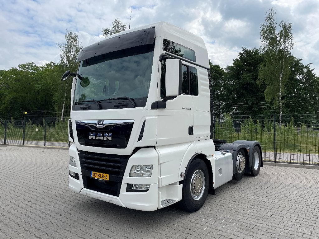Te koop/Te huur MAN TGX 2018 voorloopas 6x2 trekker 500 PK, Auto's, Vrachtwagens, Automaat, Stof, Euro 6, MAN