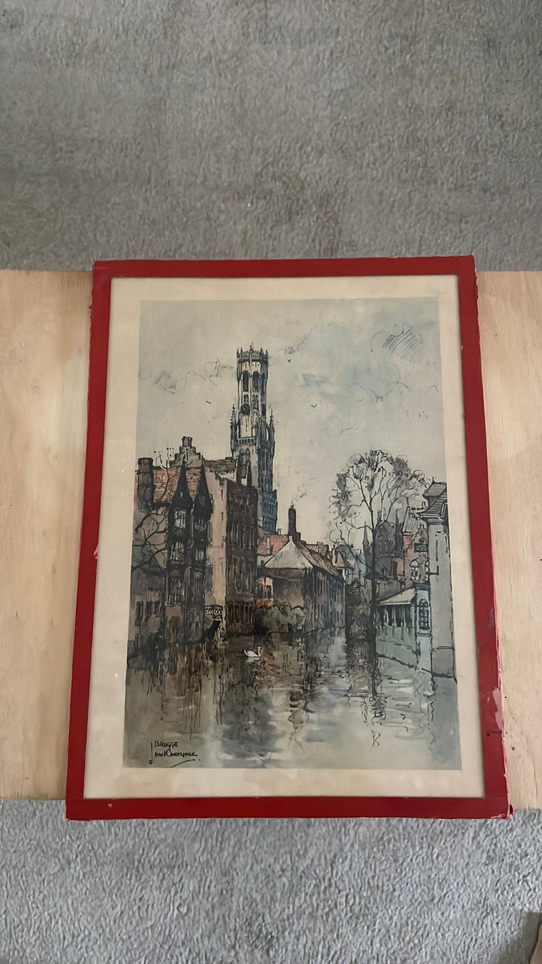 Antieke prent, Antiek en Kunst, Ophalen of Verzenden
