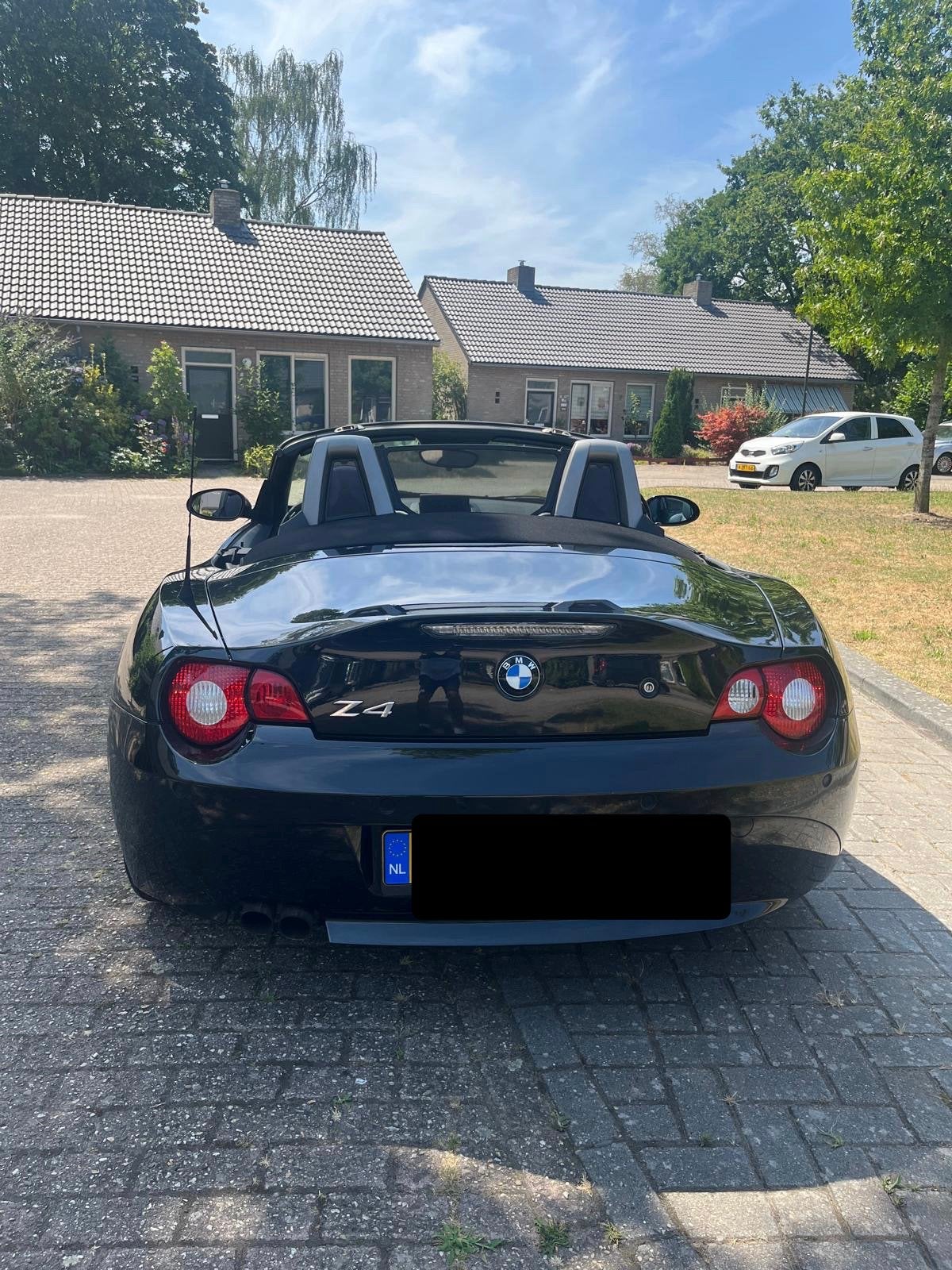 BMW Z4 3.0 I Roadster 2005 Zwart, Auto's, BMW, Automaat, Achterwielaandrijving, Zwart, Cabriolet