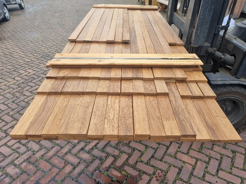 Hardhouten planken / latten geschaafd 1.8x6.7 cm - nr: HP305, Tuin en Terras, Ophalen, Planken, Nieuw, Hardhout