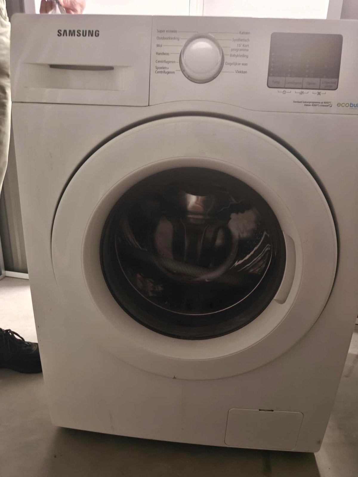 Samsung EcoBubble Wasmachine WF70F5E0Q4W - 7kg, 6 tot 8 kg, Ophalen of Verzenden, Gebruikt, 85 tot 90 cm