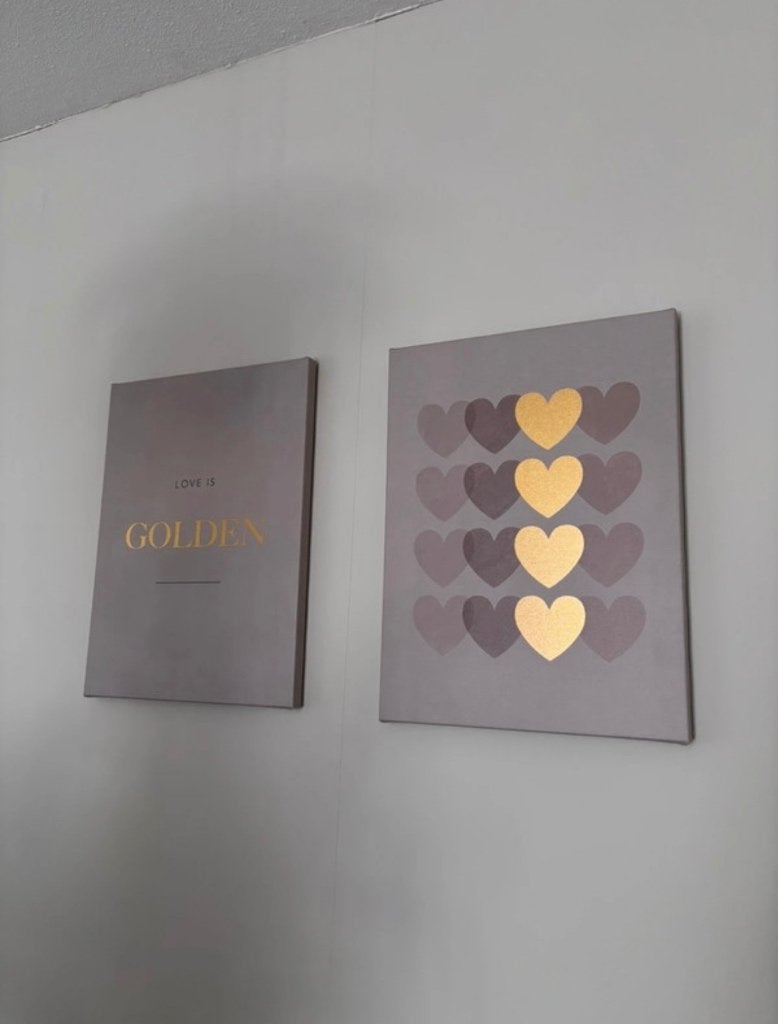Canvas set van 2, Ophalen, Minder dan 50 cm, Zo goed als nieuw, Schilderij