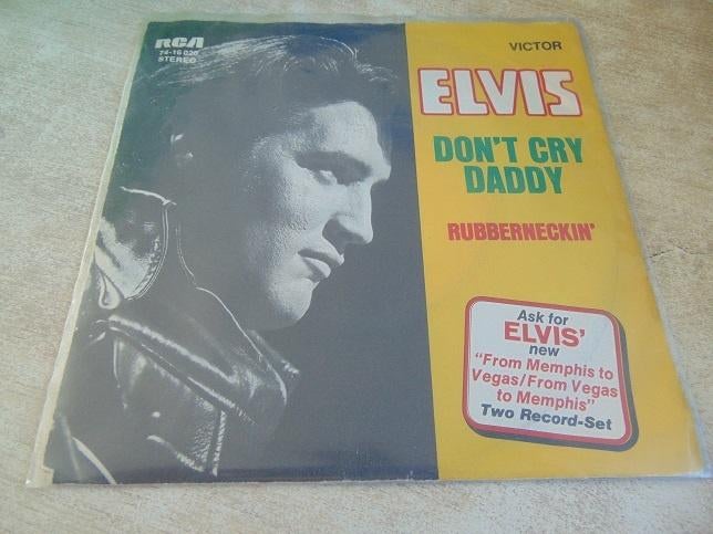 Elvis Presley Singles, Voor 1960, 7 inch, Ophalen of Verzenden, Fotohoes