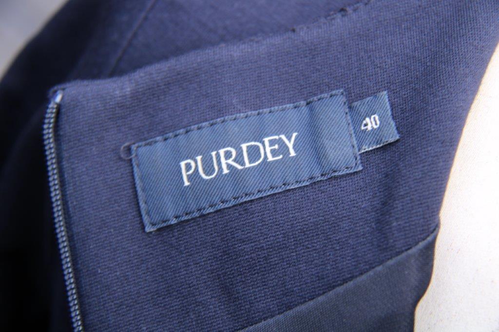 Jurk donkerblauw Purdey mt 40 Vaste prijs, Maat 38/40 (M), Blauw, Ophalen of Verzenden, Zo goed als nieuw