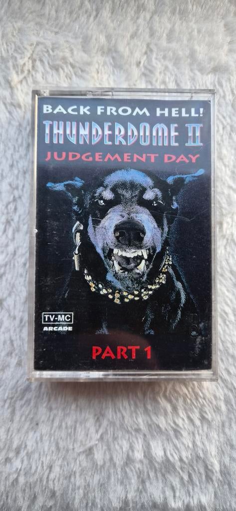 Thunderdome III Judgement Day Part 1 Cassette Tape, Cd's en Dvd's, Cassettebandjes, Gebruikt, 1 bandje, Dance, Ophalen of Verzenden