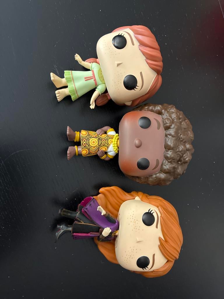 Funko Pop! Disney Frozen 2 Anna, Elsa & Honeymaren set, Verzamelen, Ophalen of Verzenden, Overige figuren, Gebruikt, Beeldje of Figuurtje