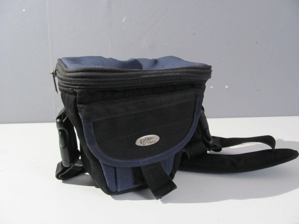 spiegelreflexcamera fototas Dorr digital met schouderband, Overige merken, Schouderband, Blauw, Ophalen of Verzenden