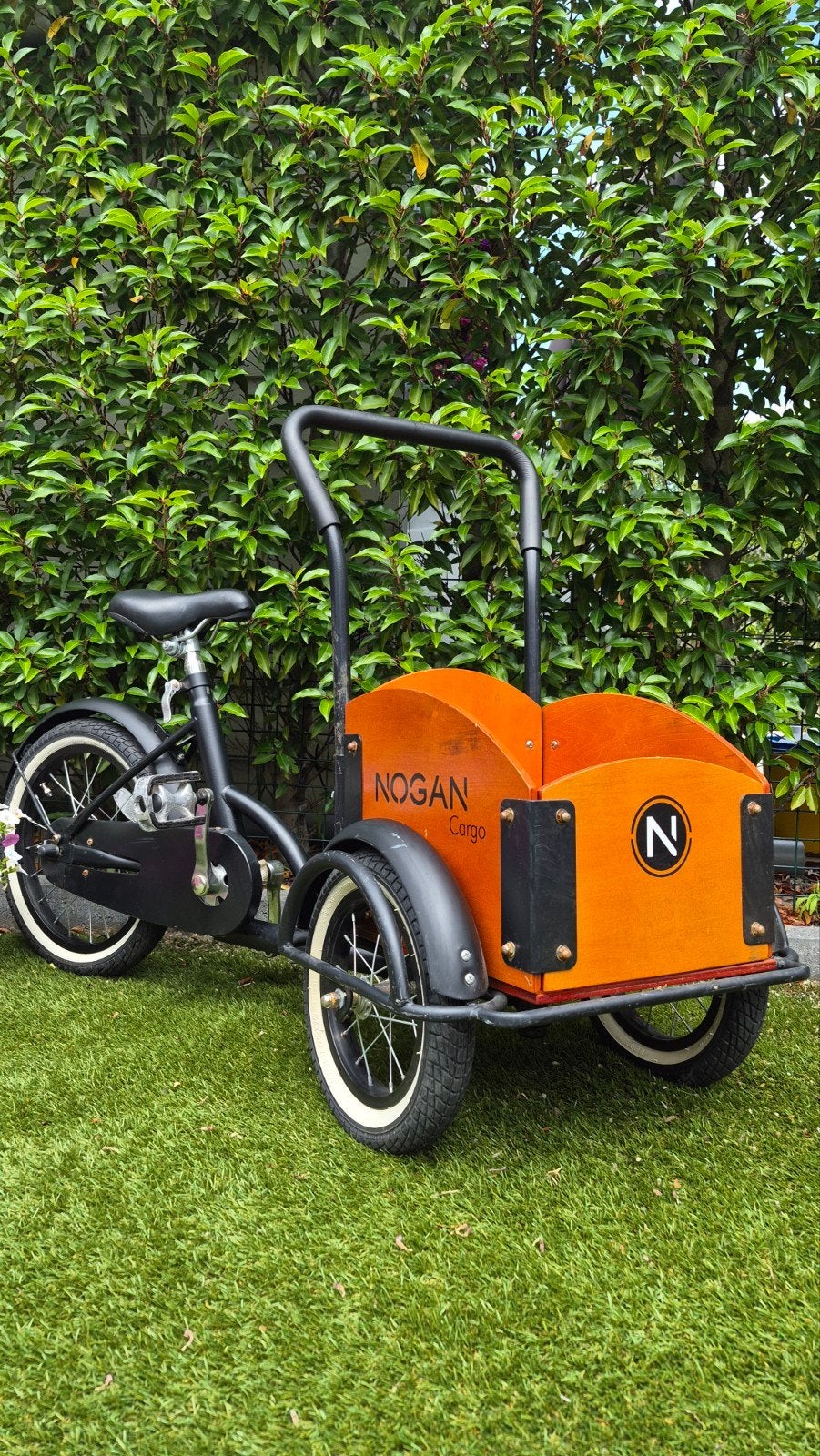 Nogan Cargo Minibakfiets voor kinderen 16 inch, Terugtraprem, Goederen, Zo goed als nieuw, Ophalen